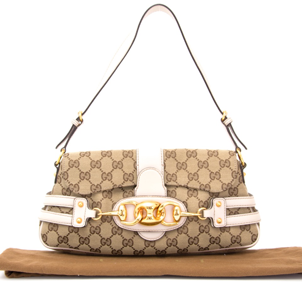 Gucci Gold Monogram Heart Lock Bag ○ Labellov ○ Buy and Sell