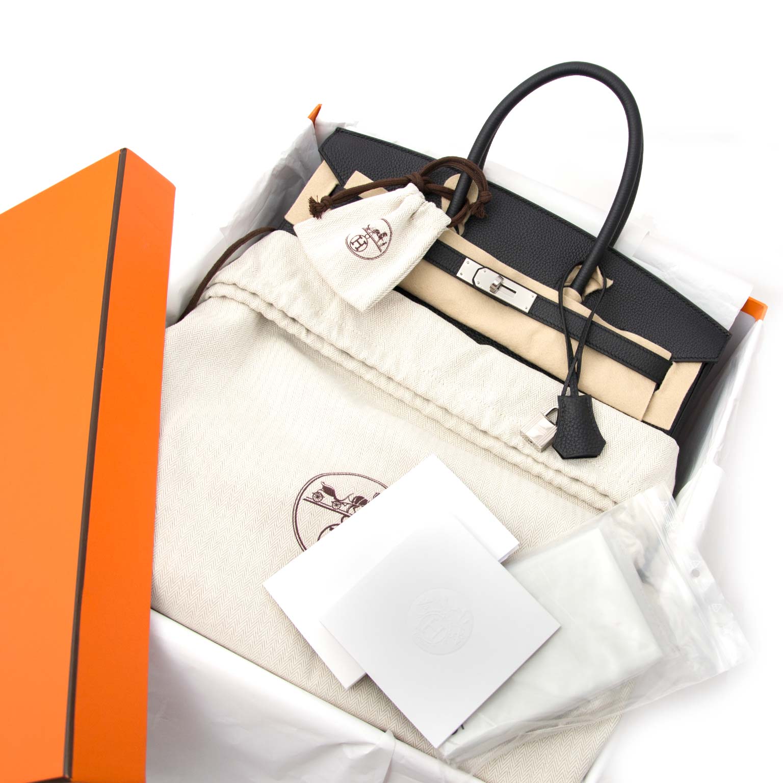 Hermès Birkin 35 Veau Togo Gold PHW ○ Labellov ○ Buy and Sell