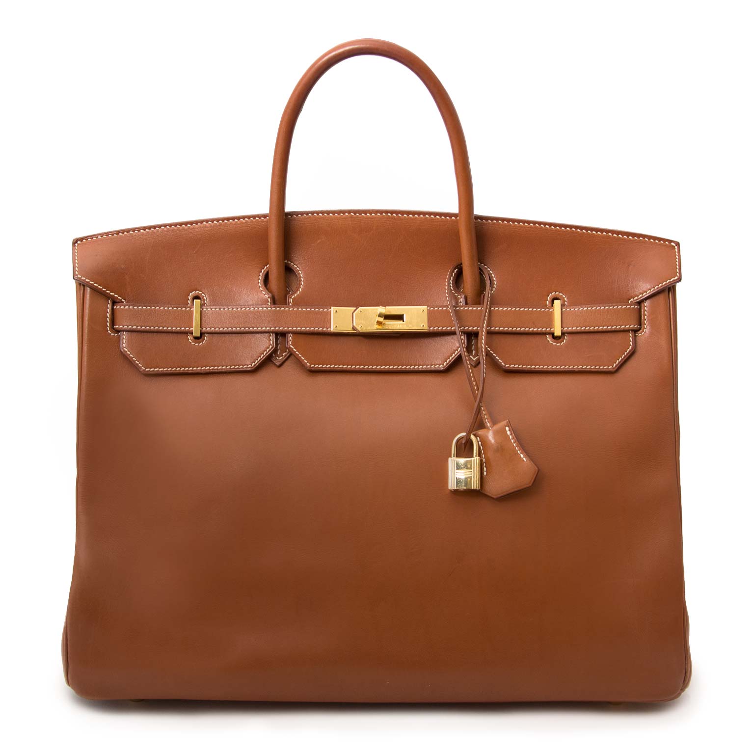 HERMÈS PARIS BIRKIN 40 VACHE NATURELL Gold SPA ‘23 Hermes barenia