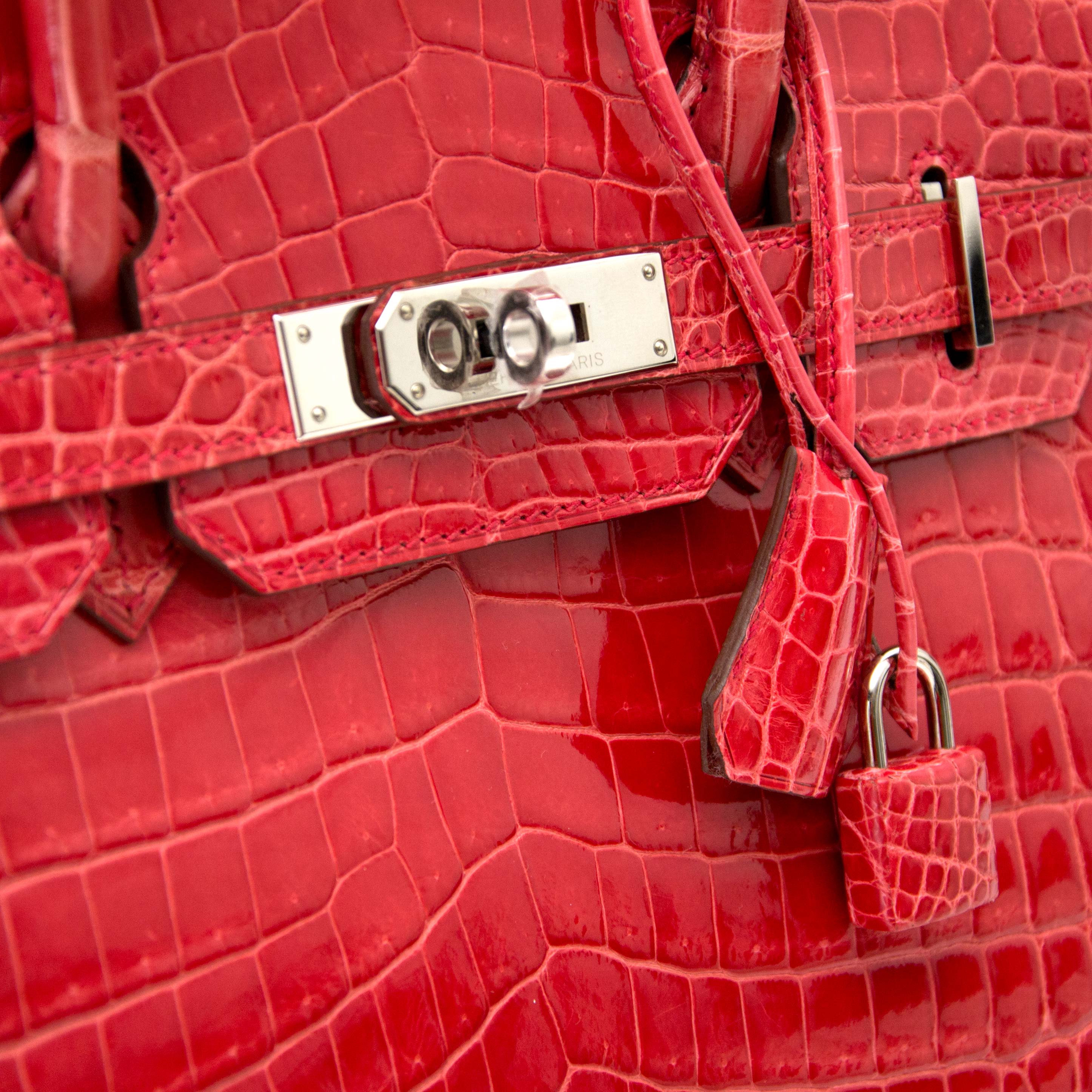 Hermès Niloticus Red Crocodile Leather Birkin 30 Handbag at 1stDibs  hermes  red crocodile bag, niloticus leather, hermes birkin red crocodile
