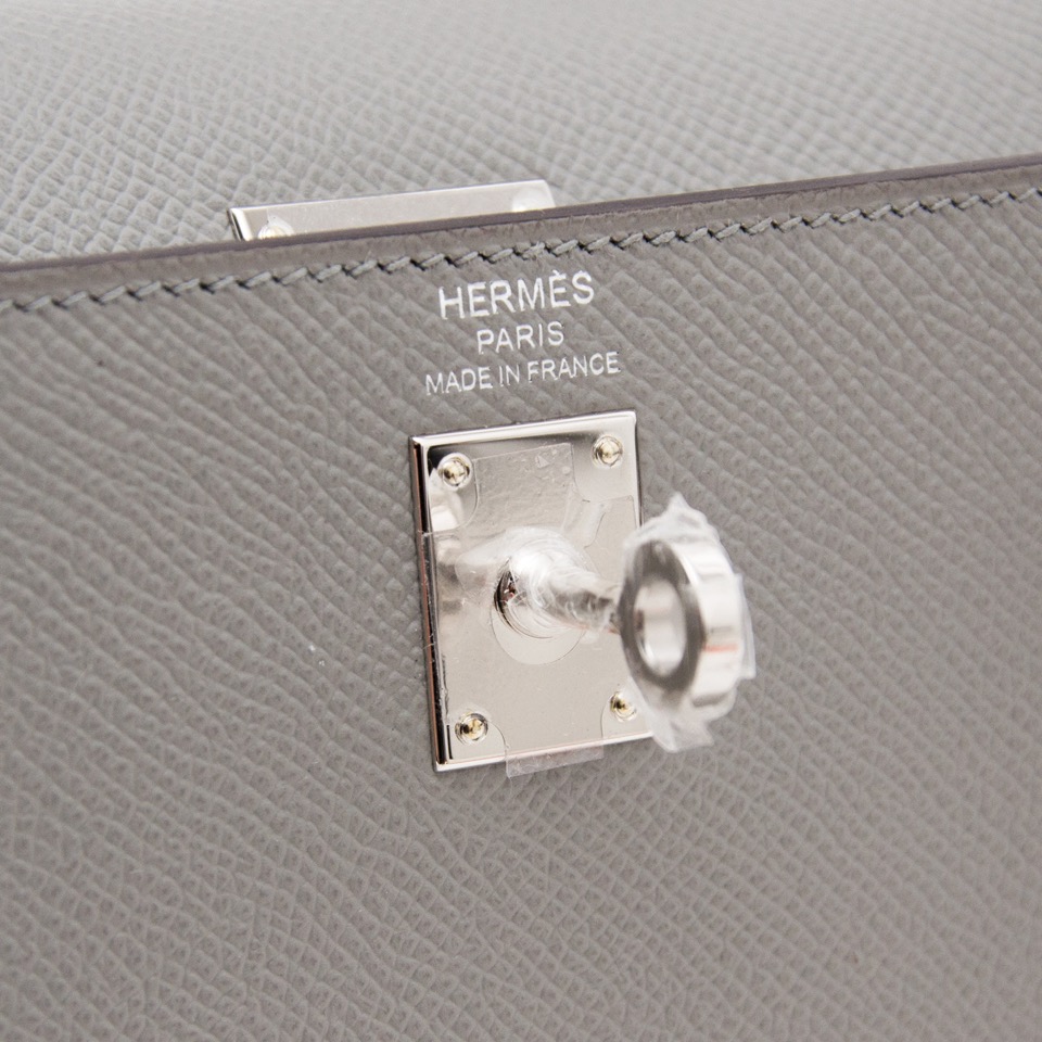 Brand New Hermes Kelly 25 Gris Mouette Epsom at 1stDibs  hermes gris  mouette, hermes kelly gris mouette, gris mouette kelly