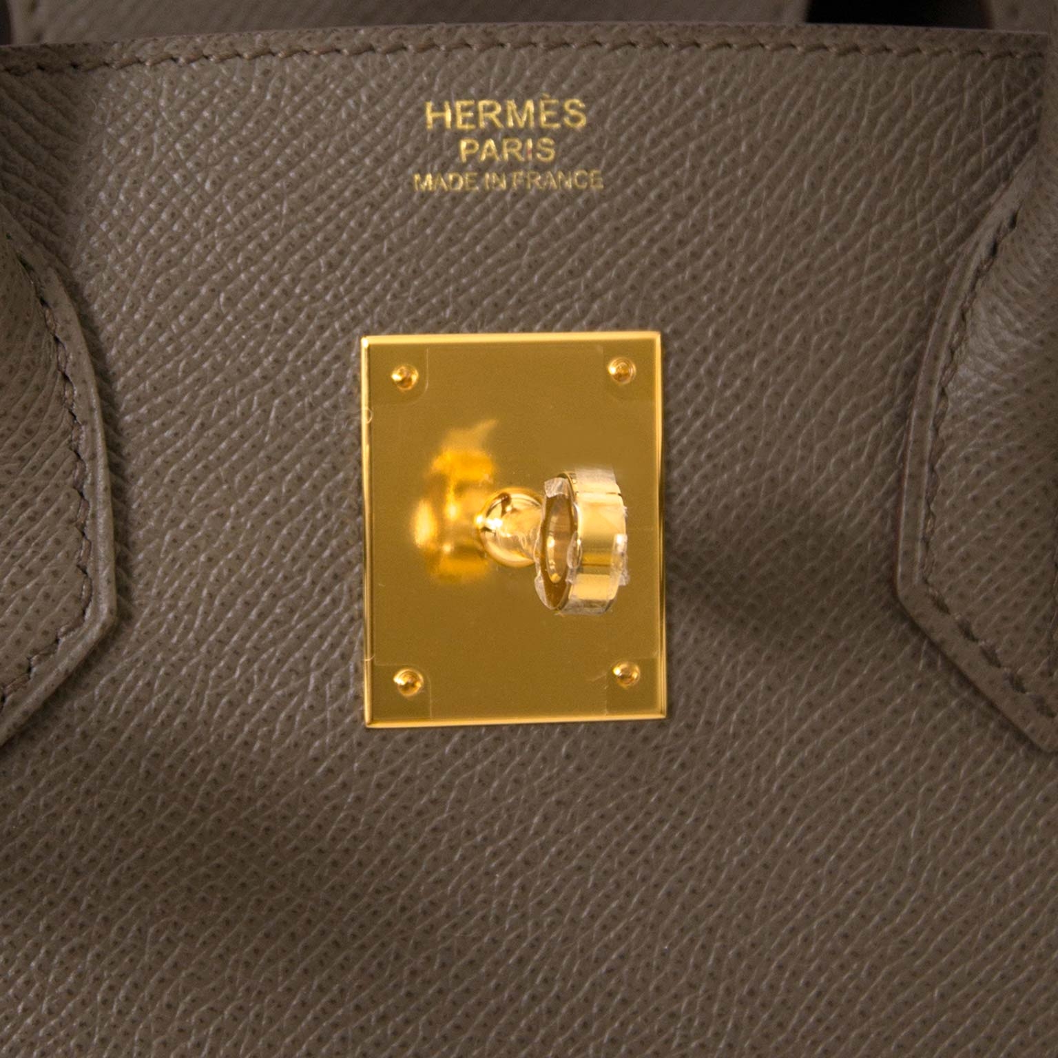 Hermès Birkin 30 Gris Etain Epsom Gold Hardware GHW — The French