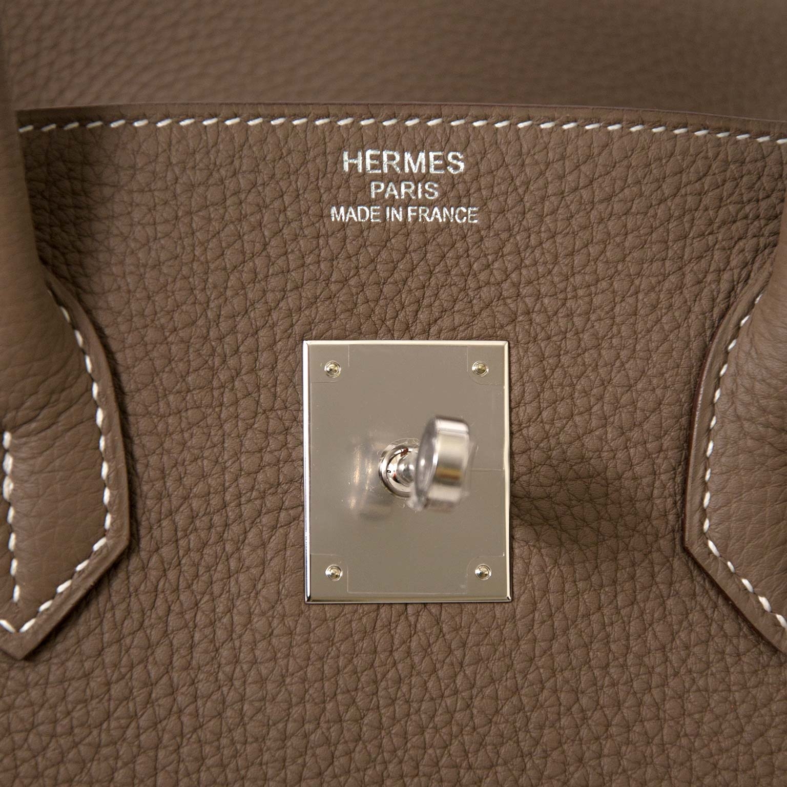 AS NEW Hermès Birkin 35 Etoupe Togo PHW ○ Labellov ○ Buy and Sell Authentic  Luxury