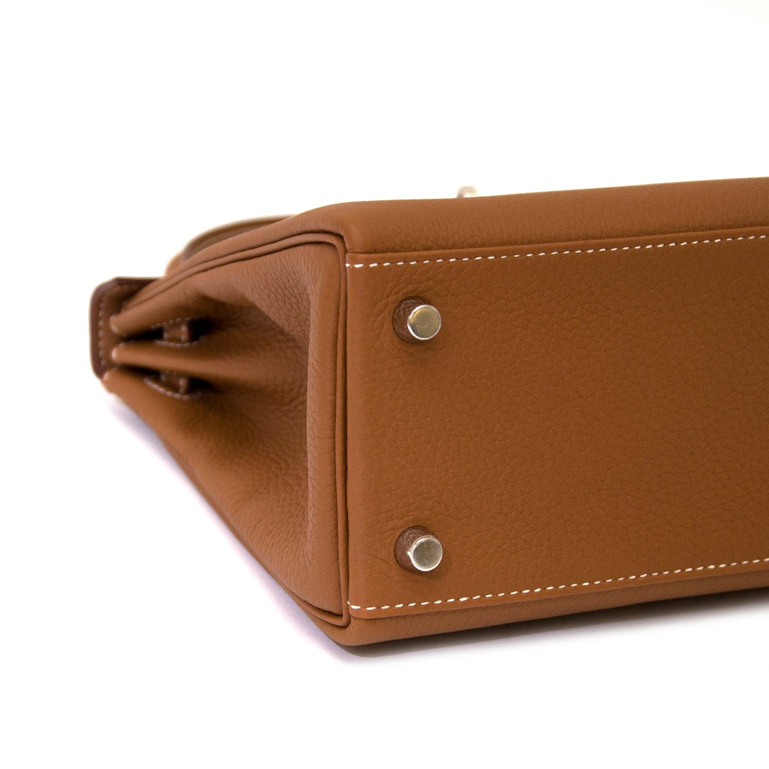 Hermes Kelly 25cm Bag Togo Calfskin Leather Gold Hardware, CK63