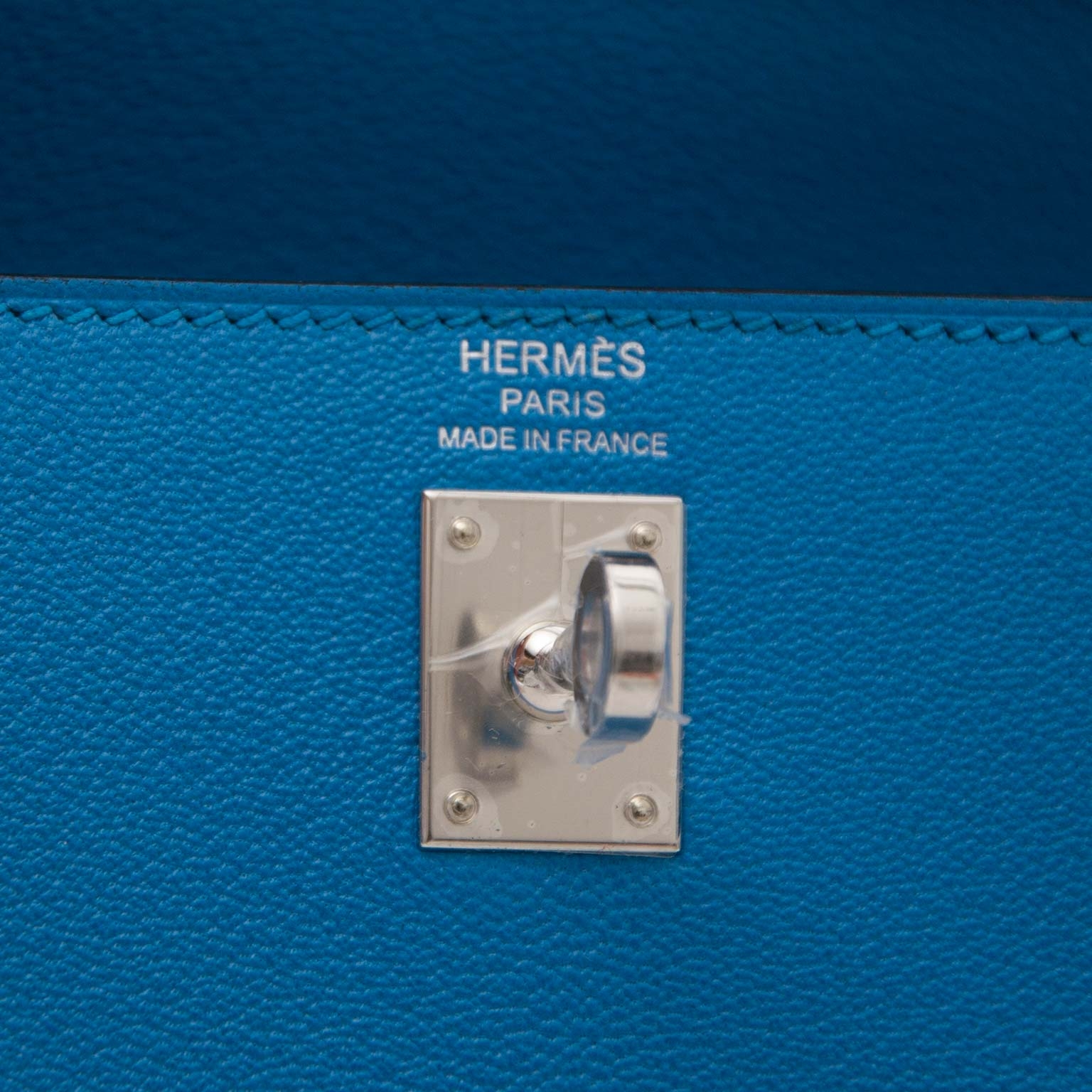 Hermès Blue Brighton Lizard Kelly 25 PHW ○ Labellov ○ Buy and