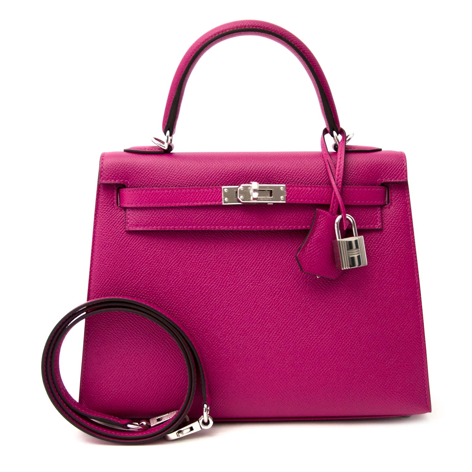 Hermès kelly 25cm violet lezard phw ○ Labellov ○ Buy and Sell Authentic  Luxury