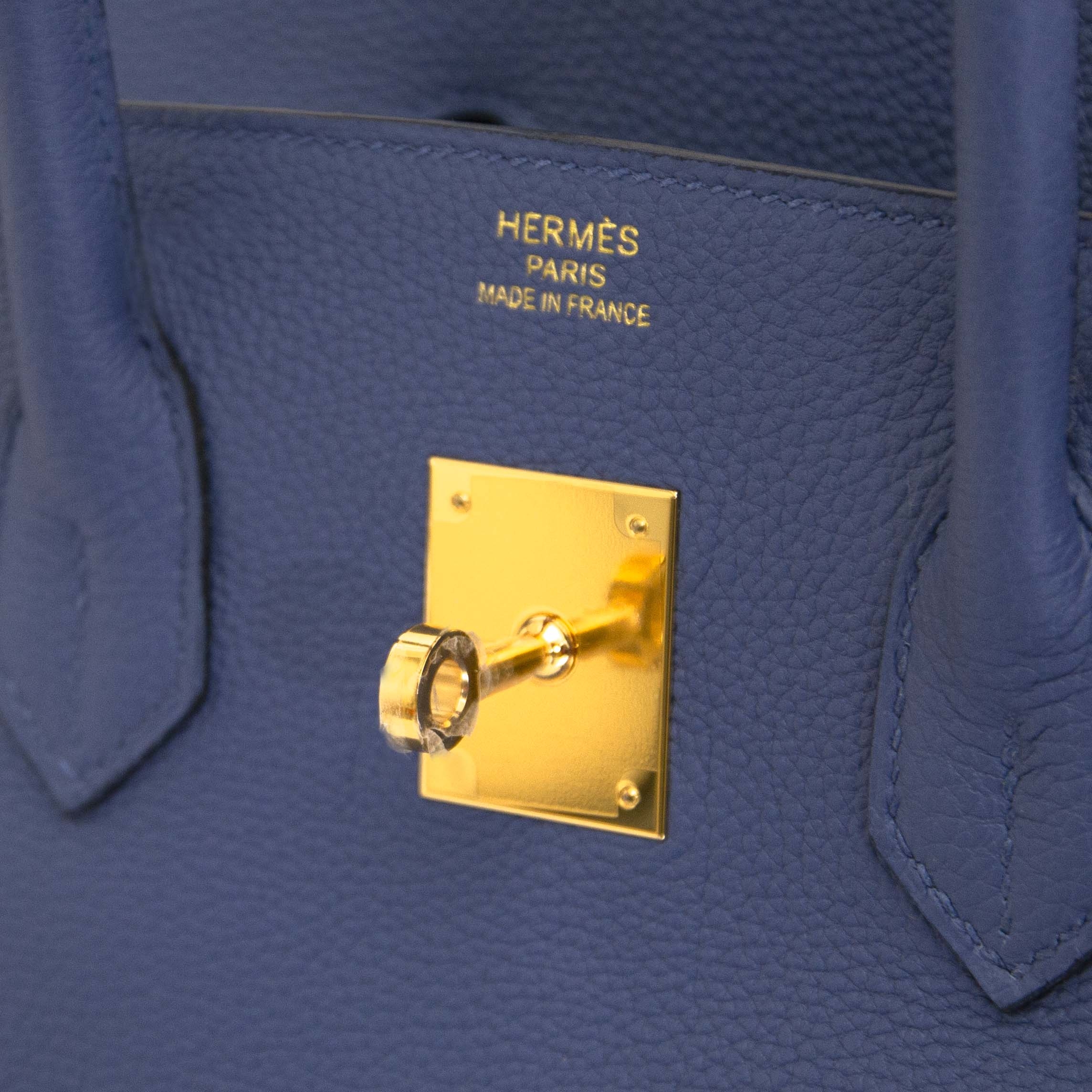 Hermès Birkin 35 Togo Blue Brighton