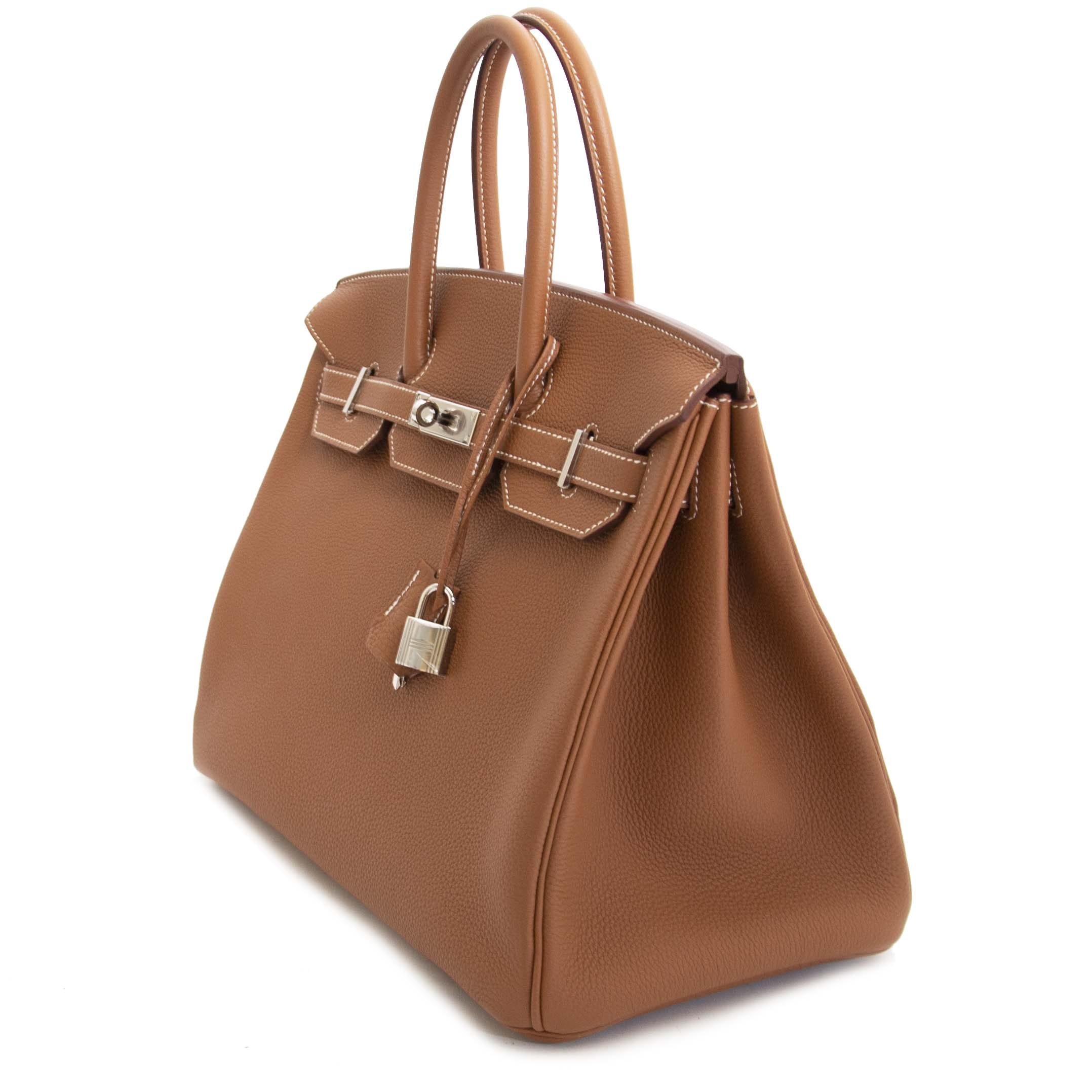 Hermès // Gold Birkin 35 Togo Leather Bag – VSP Consignment