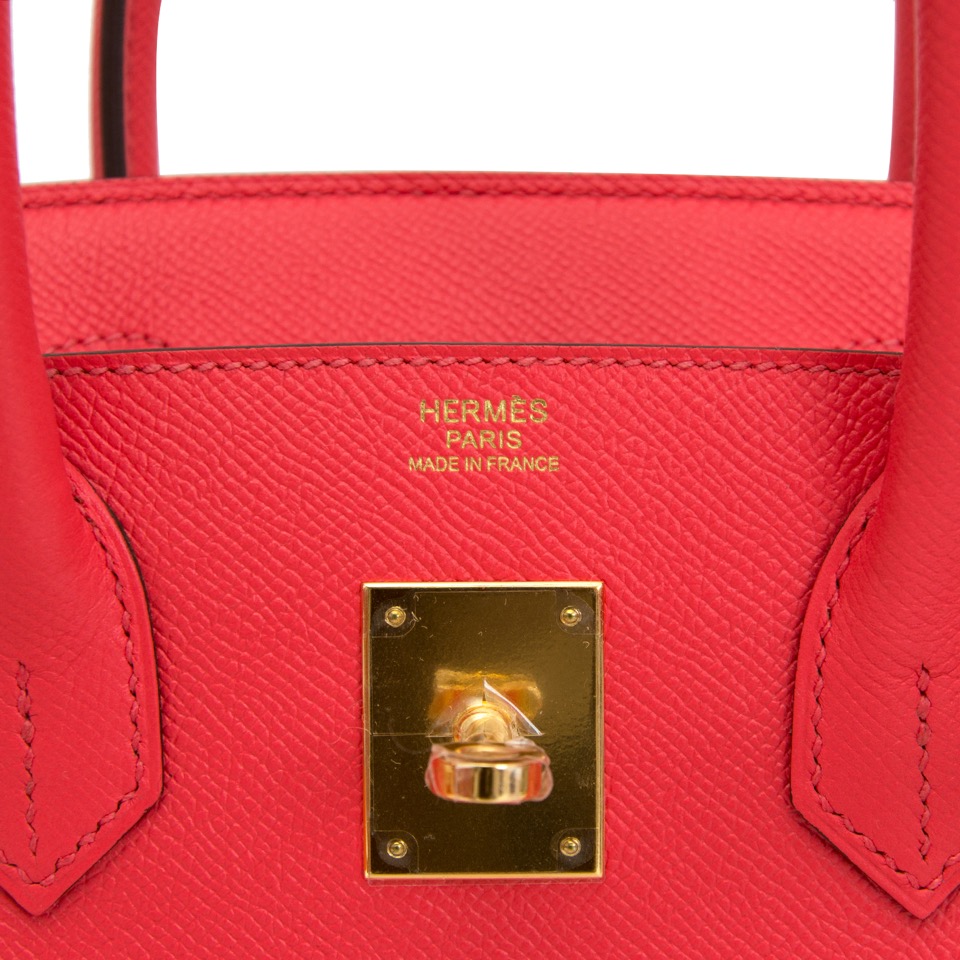 Hermès Birkin 30 Rose Jaipur Epsom GHW ○ Labellov ○ Buy and Sell Authentic  Luxury