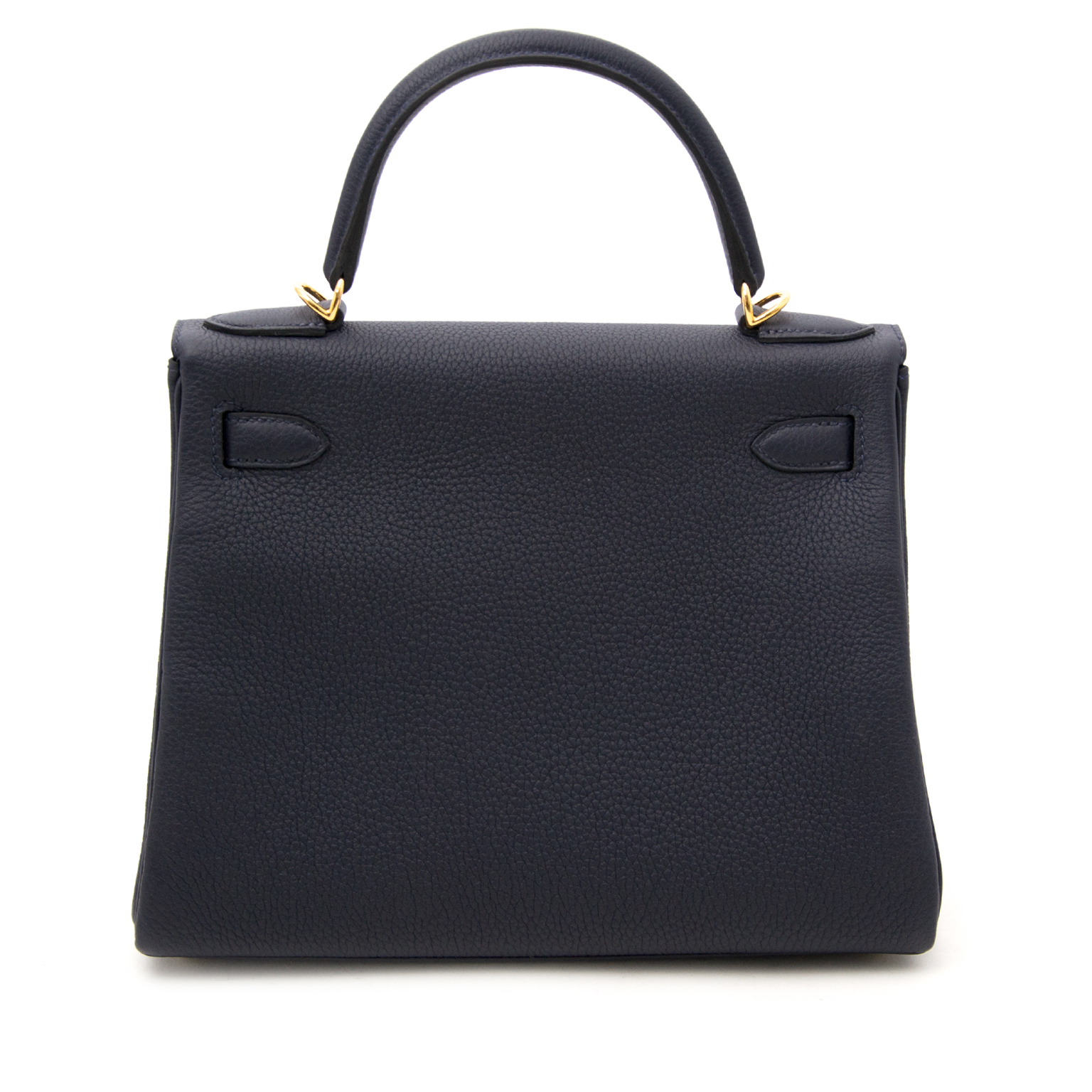 BRAND NEW Hermes Kelly Retourne 28 Togo Bleu Nuit GHW at 1stDibs