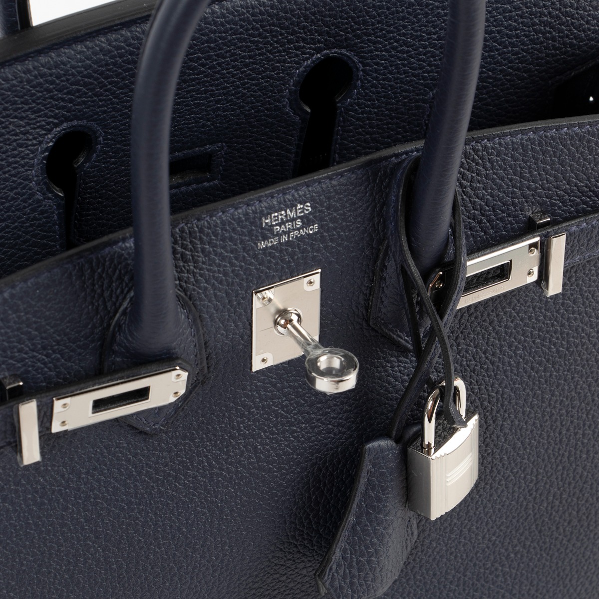 Hermès Birkin 25 Blue Nuit Officier Vert Cyprès Togo with Palladium  Hardware - Bags - Kabinet Privé