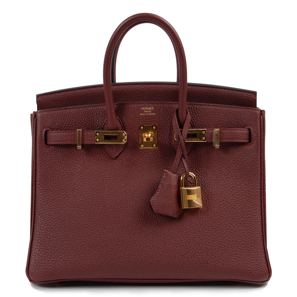 Hermès Birkin 25 Rouge Sellier Togo GHW ○ Labellov ○ Buy and Sell Authentic  Luxury