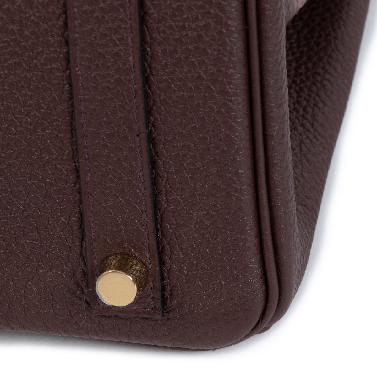 Hermès Rouge Sellier Togo Leather Birkin 25cm at 1stDibs