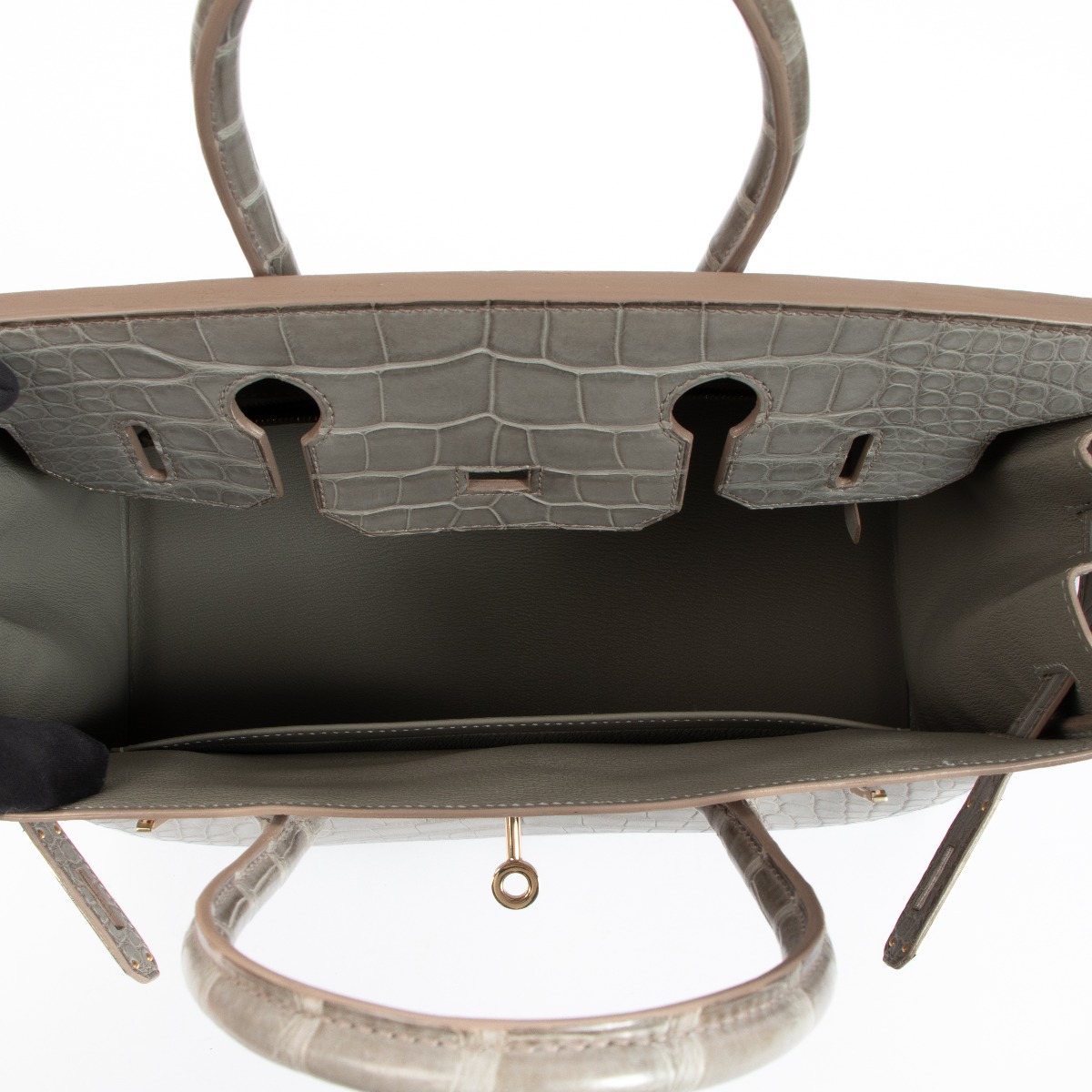 Hermès Birkin Ghillies 30 Bag Beton Limited Edition - Alligator