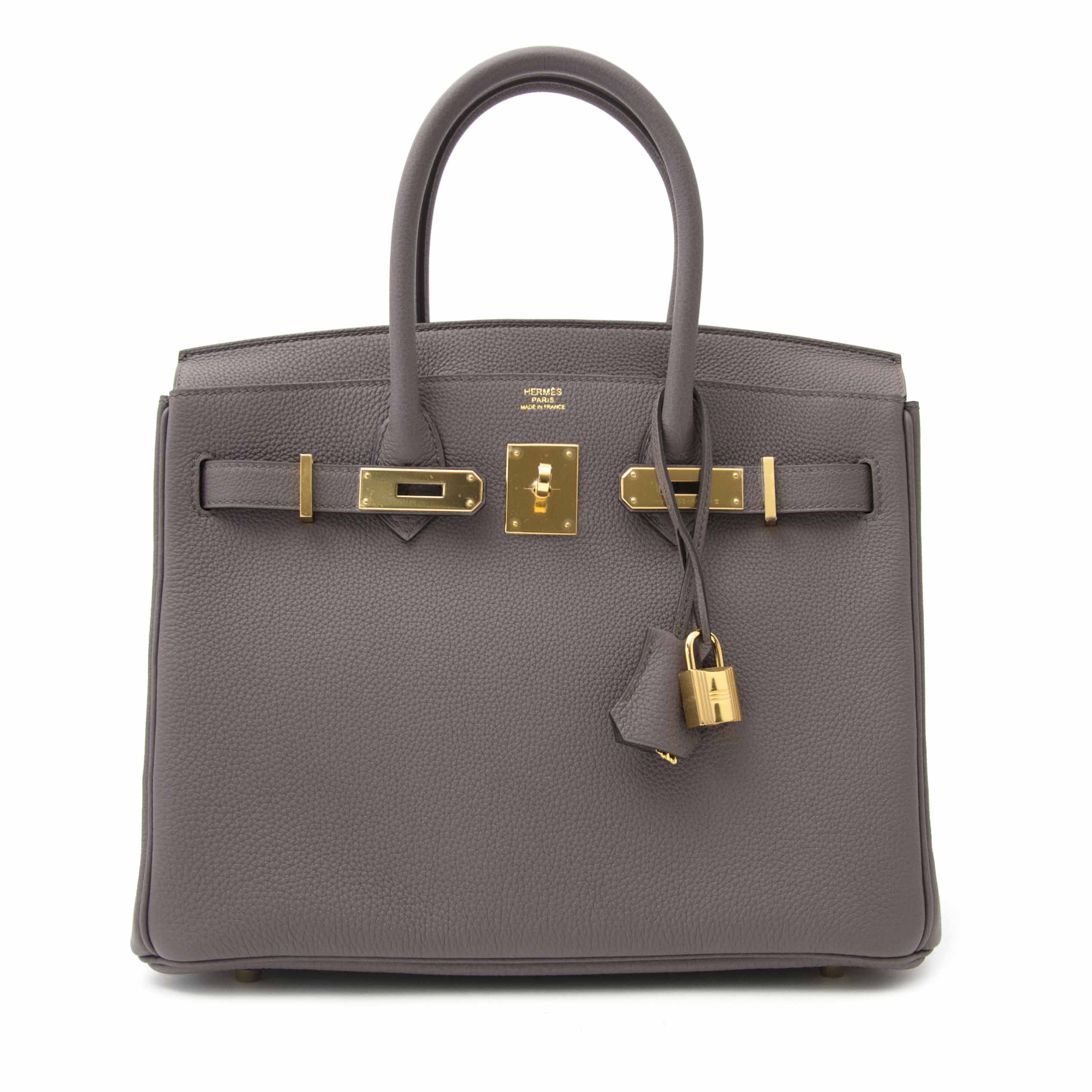Hermès Birkin 30 Togo Etain GHW ○ Labellov ○ Buy and Sell Authentic Luxury