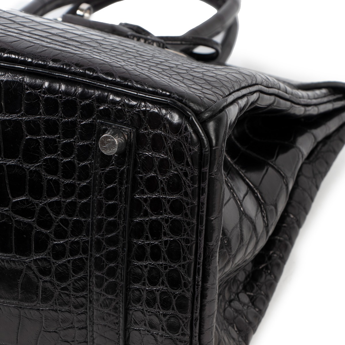 Hermès Birkin 35 So Black Alligator Black Matte Black Hardware – JaneFinds