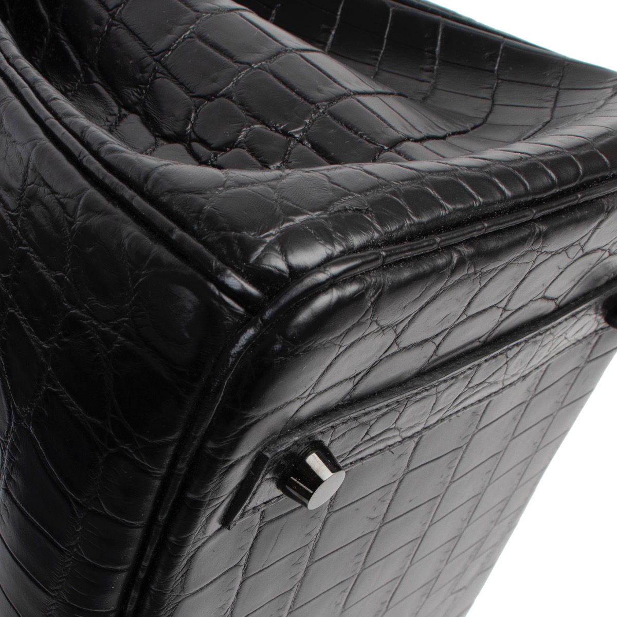 Hermes Kelly 35 Black Crocodile ○ Labellov ○ Buy and Sell Authentic Luxury