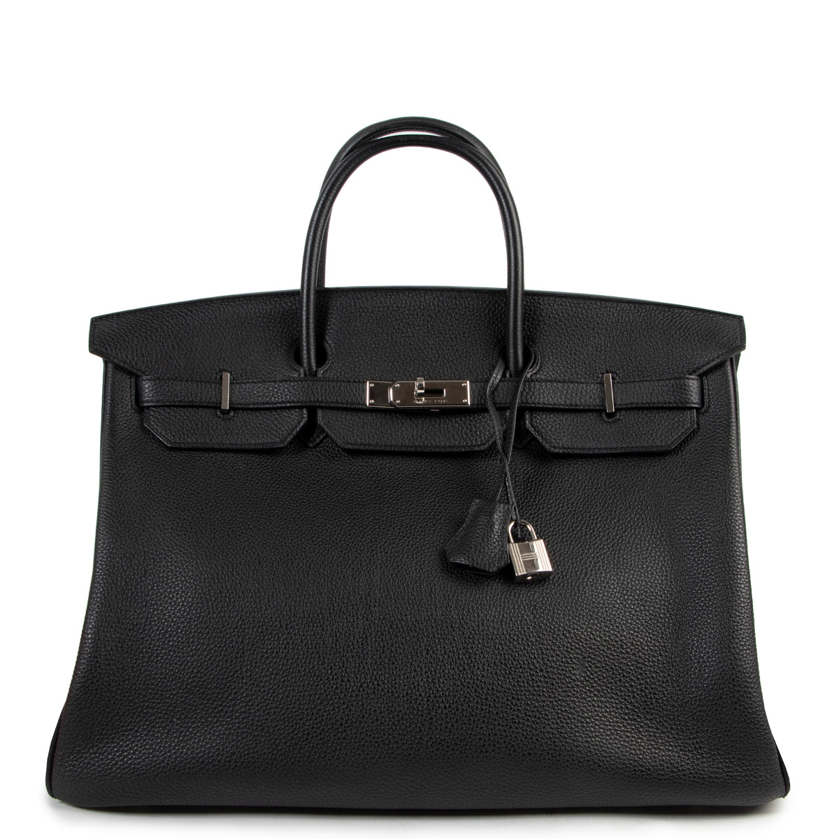 Hermès Birkin 40 Black Togo PHW ○ Labellov ○ Buy and Sell Authentic Luxury