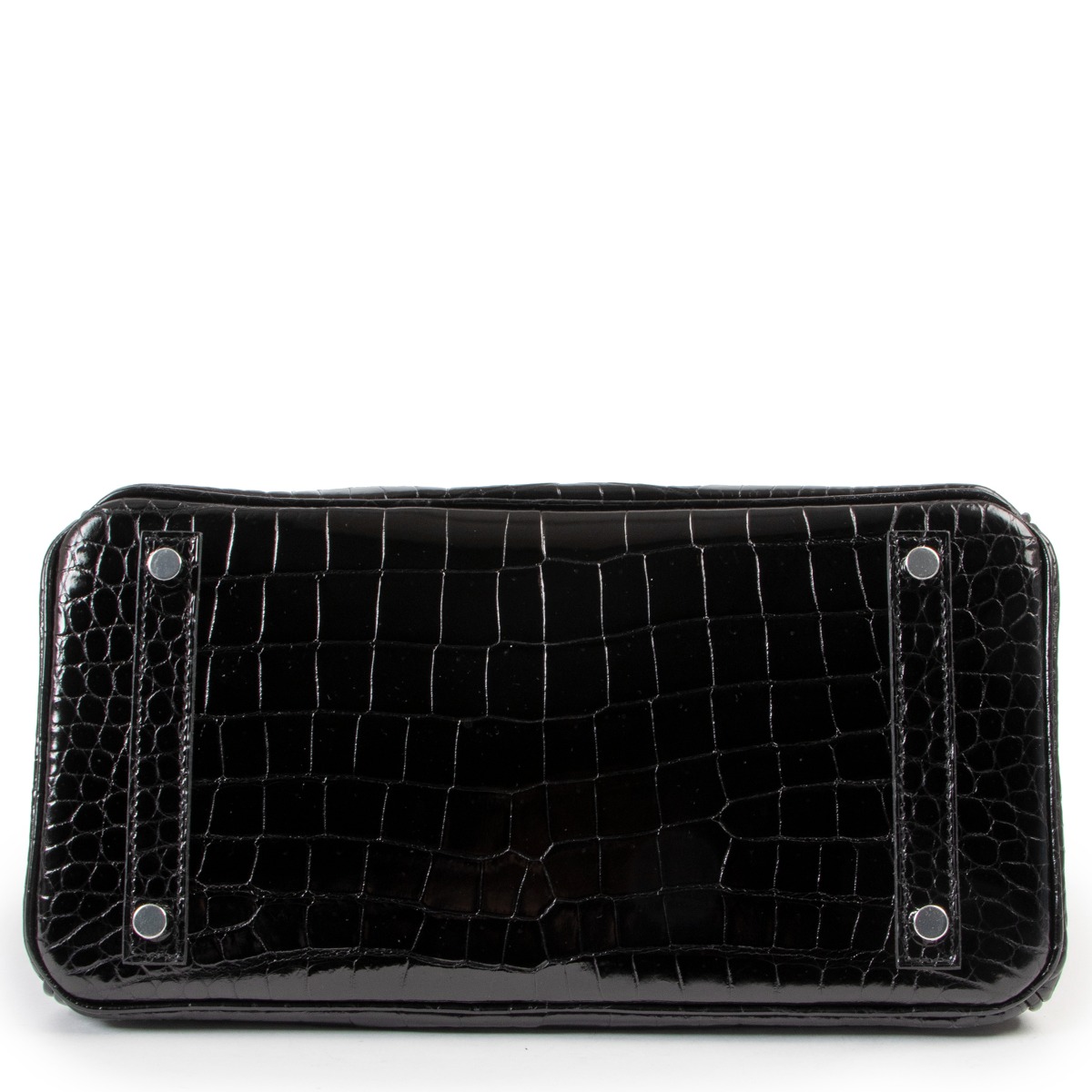 Hermès Birkin 30 Black Shiny Crocodile Porosus PHW ○ Labellov ○ Buy and  Sell Authentic Luxury