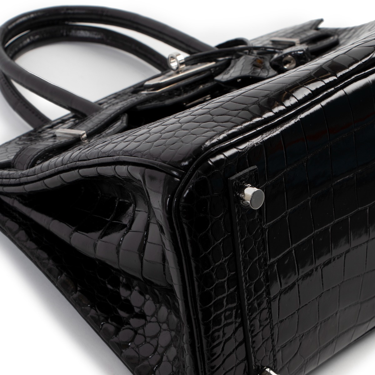 AS NEW Hermes Birkin Black Matte Crocodile Porosus ○ Labellov ○ Buy and  Sell Authentic Luxury