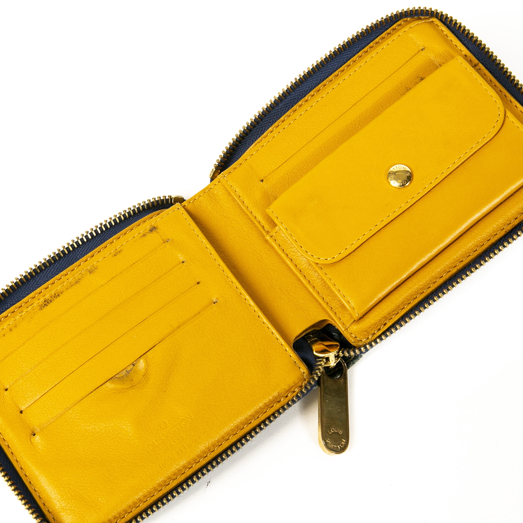 Louis Vuitton Bifold Yellow Denim Wallet – Curated by Charbel