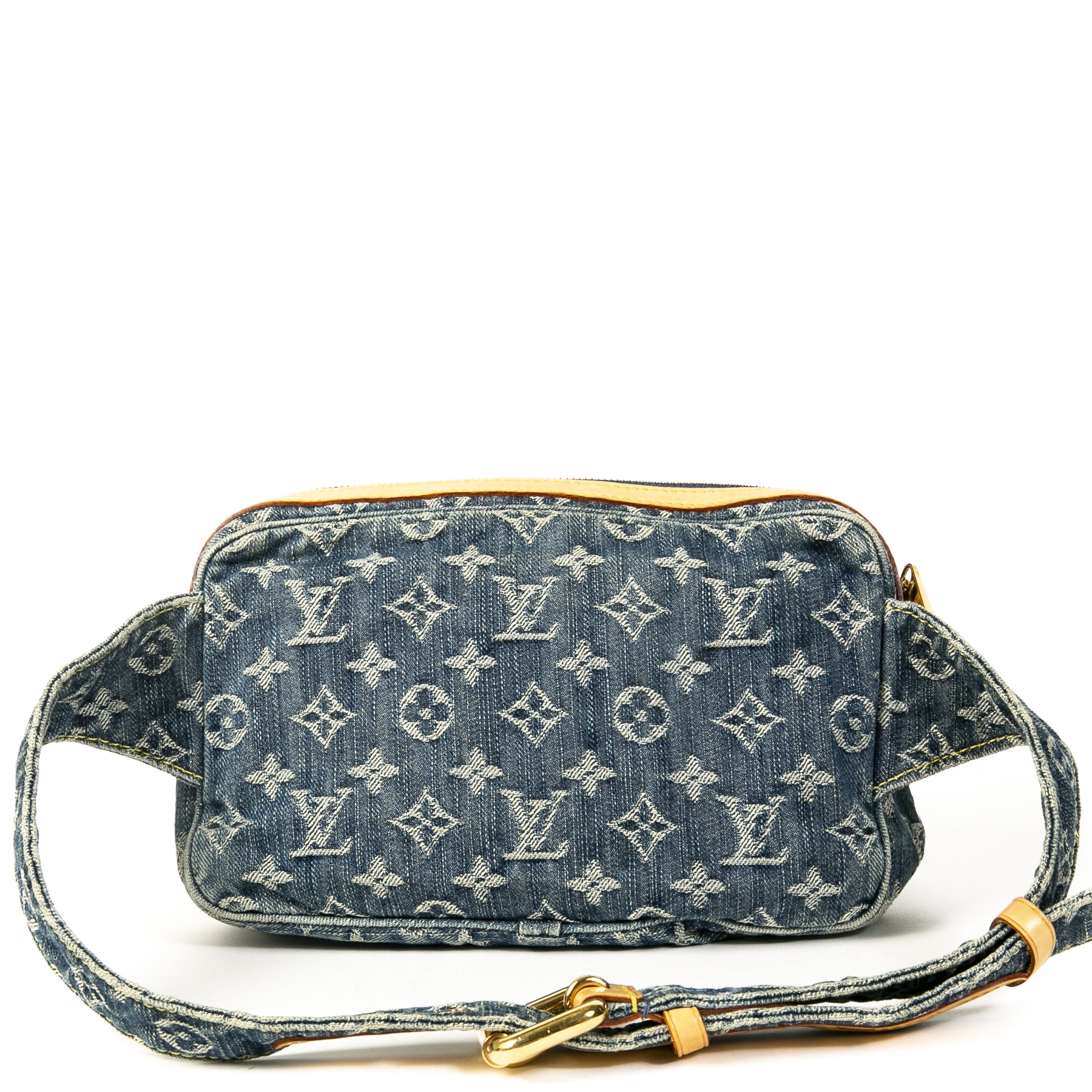 Louis Vuitton Denim Monogram Belt Bag ○ Labellov ○ Buy and Sell Authentic  Luxury