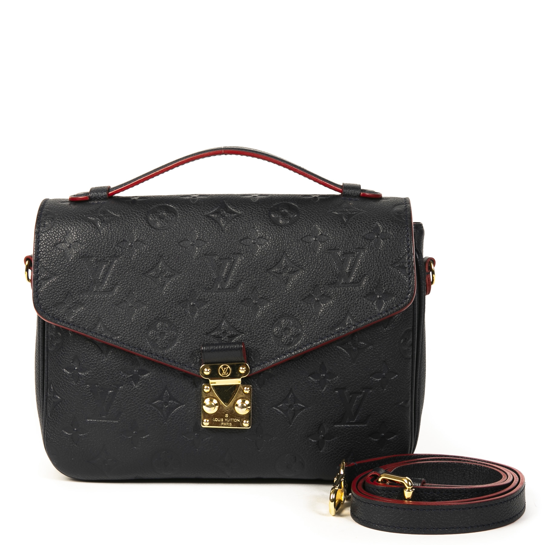 LOUIS VUITTON Limited Edition NEW Mini Pochette Metis Navy at 1stDibs