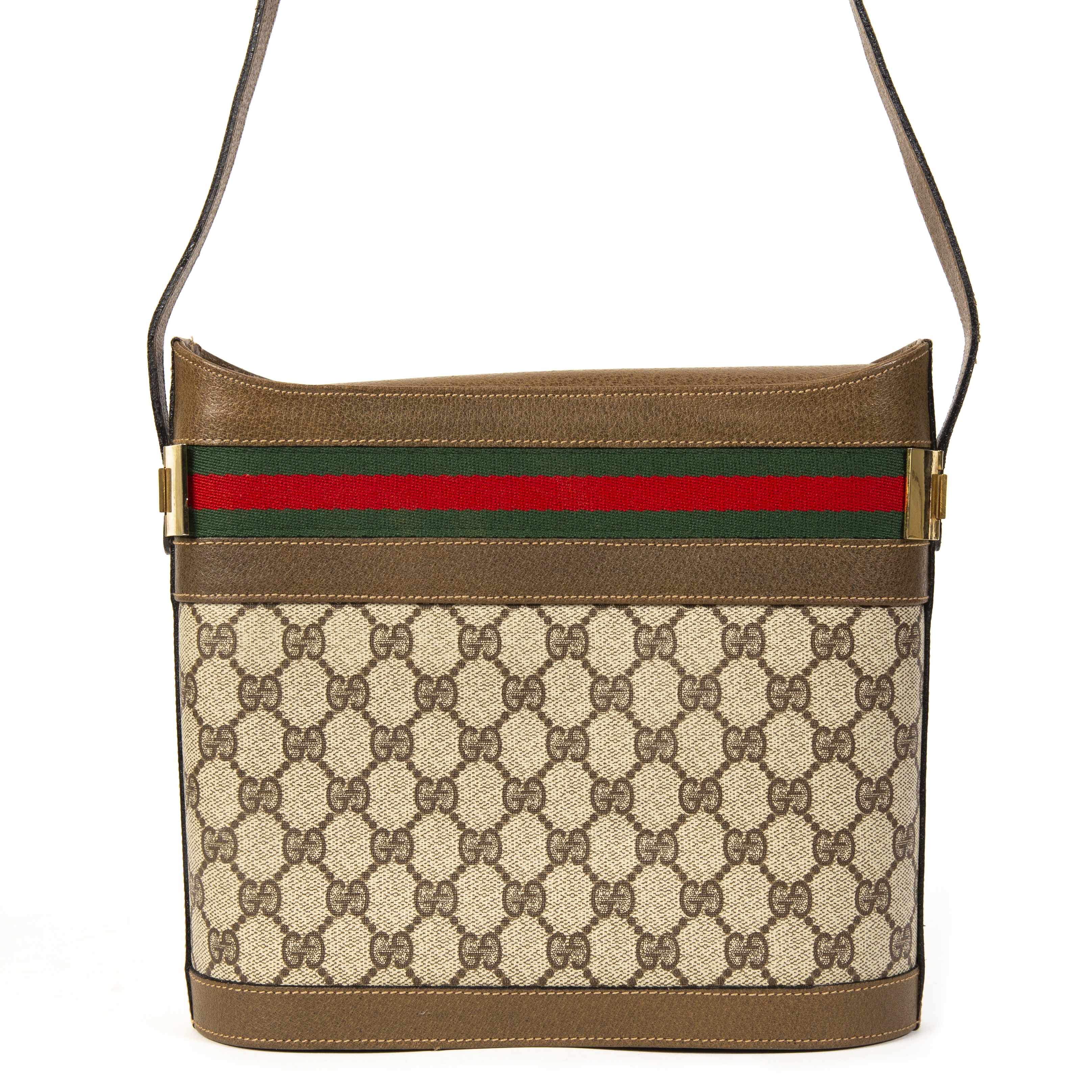 Gucci GG Canvas Monogram Shoulder Bag ○ Labellov ○ Buy and Sell Authentic  Luxury