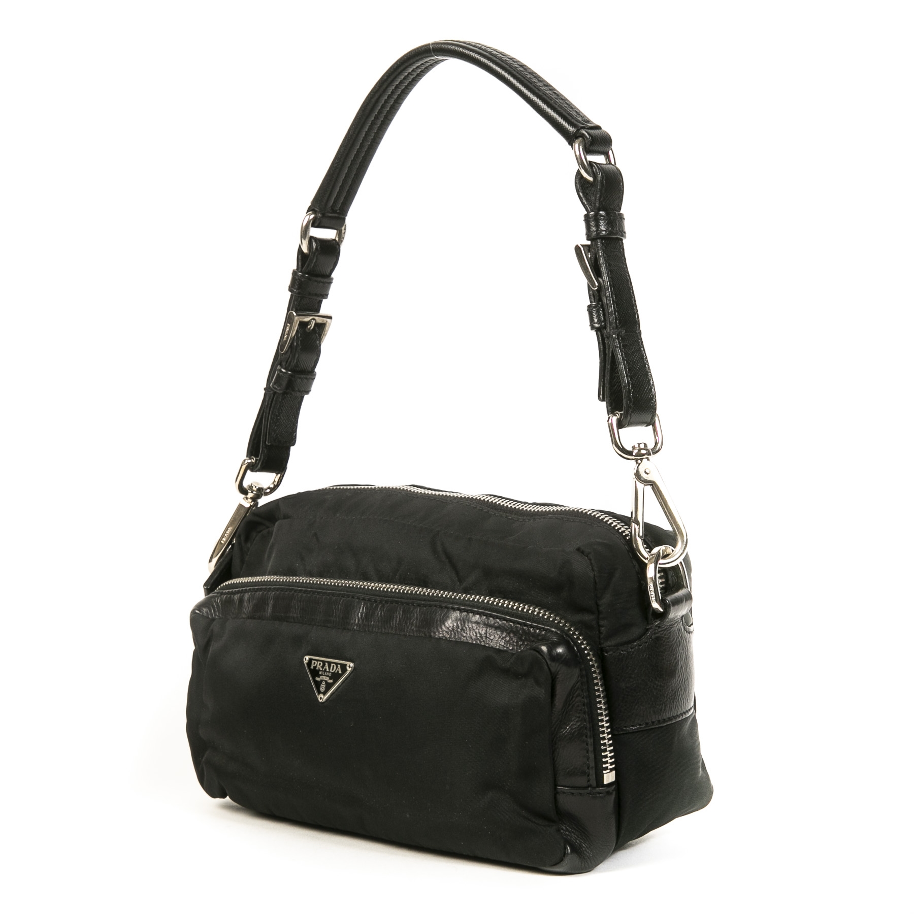 Prada Black Nylon Shoulder Bag – RCR Luxury Boutique