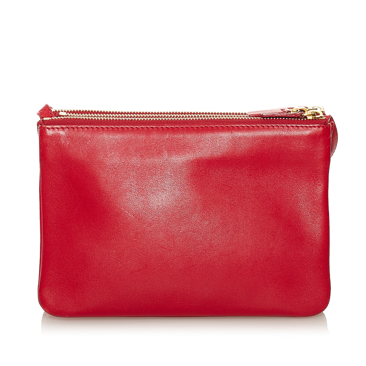 Celine trio bag red hot sale