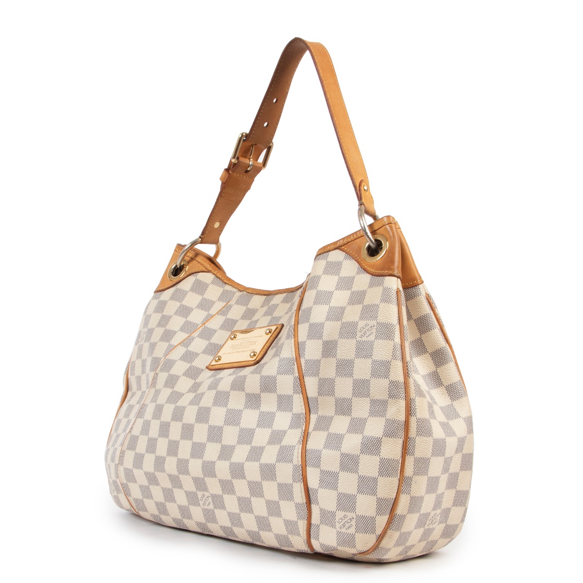 Louis Vuitton Damier Azur Galliera PM Shoulder Bag ○ Labellov