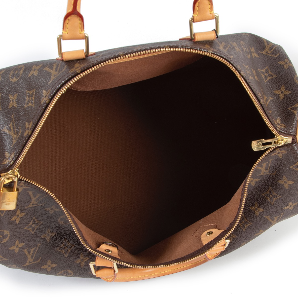 Louis Vuitton Large Monogram Speedy 40 Boston Bag Leather ref.433578 - Joli  Closet