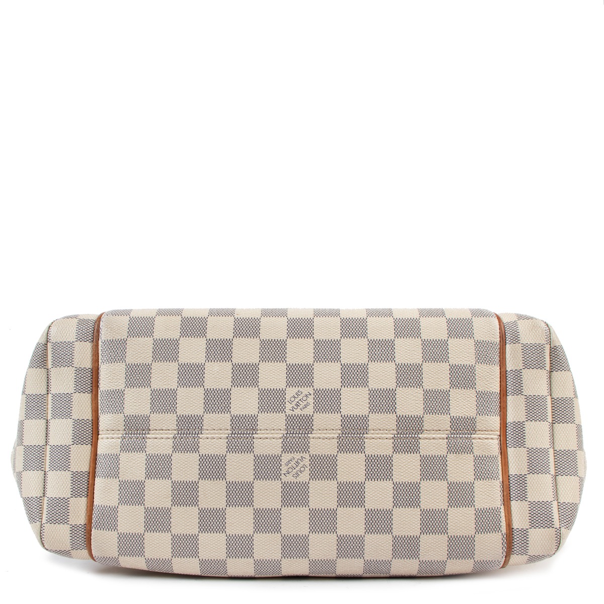 Louis Vuitton Totally GM Damier Azur Canvas White Leather ref