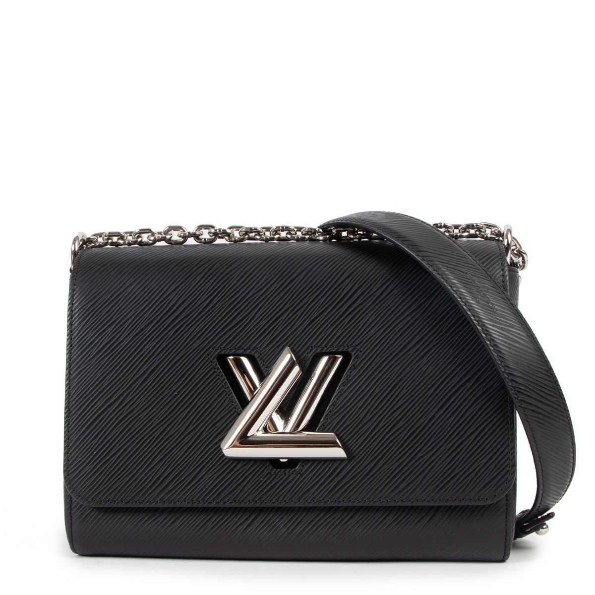 Twist cloth crossbody bag Louis Vuitton Black in Cloth - 32307091