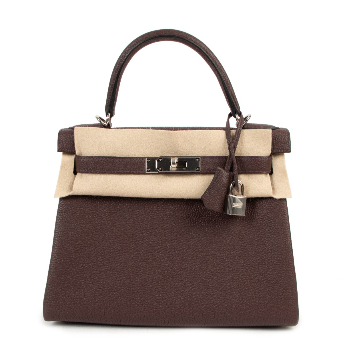 Hermès Magnolia Togo Kelly 25 Retourne ○ Labellov ○ Buy and Sell Authentic  Luxury