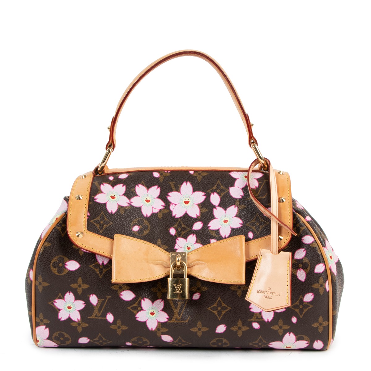 Louis Vuitton Cherry Blossom Monogram Barrel Bag