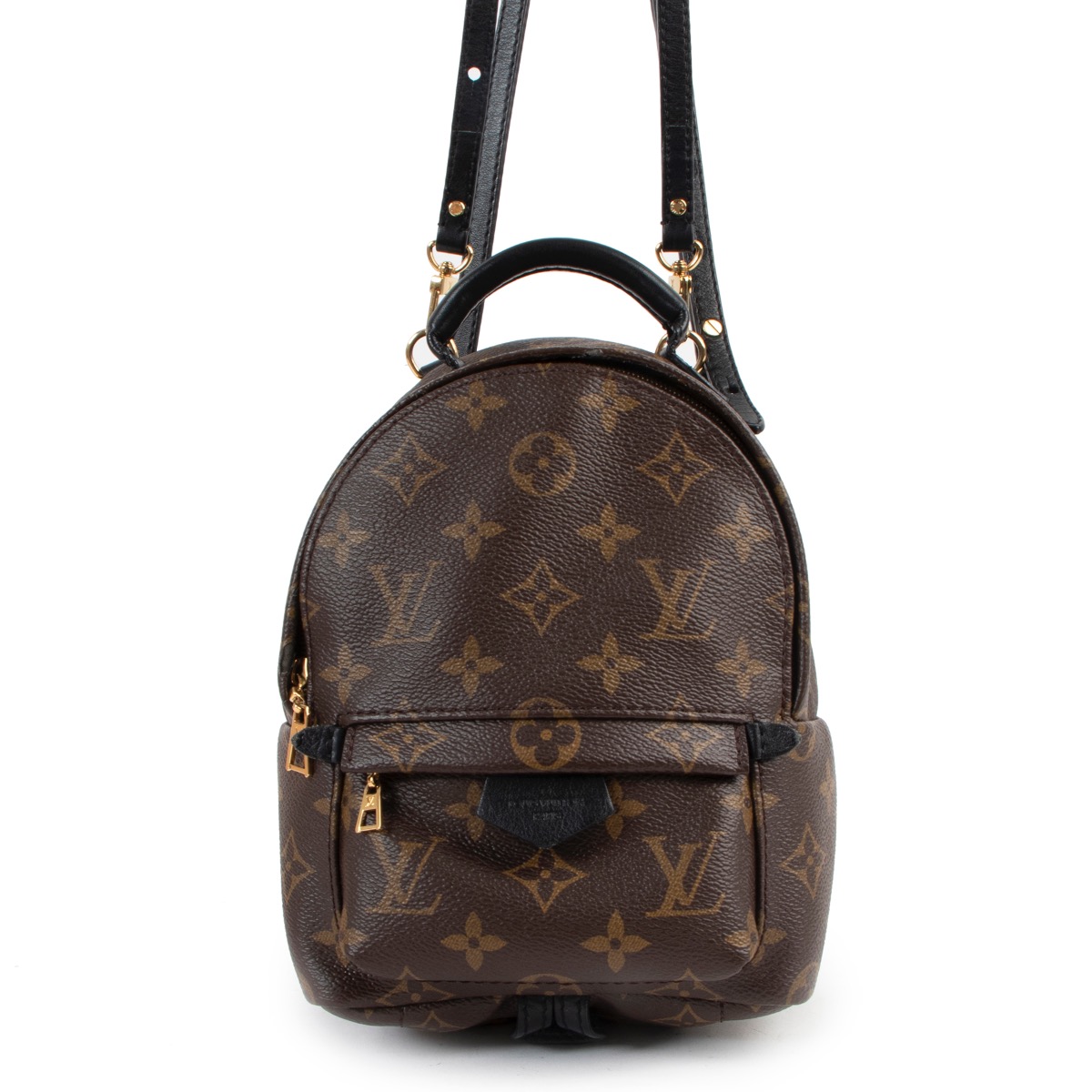 Louis Vuitton Palm Springs Backpack LV Match Monogram Jacquard Velvet Mini  For Sale at 1stDibs