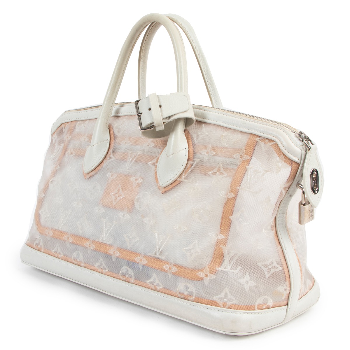 Louis Vuitton Transparent Lockit East West Bag - White Handle Bags,  Handbags - LOU174835