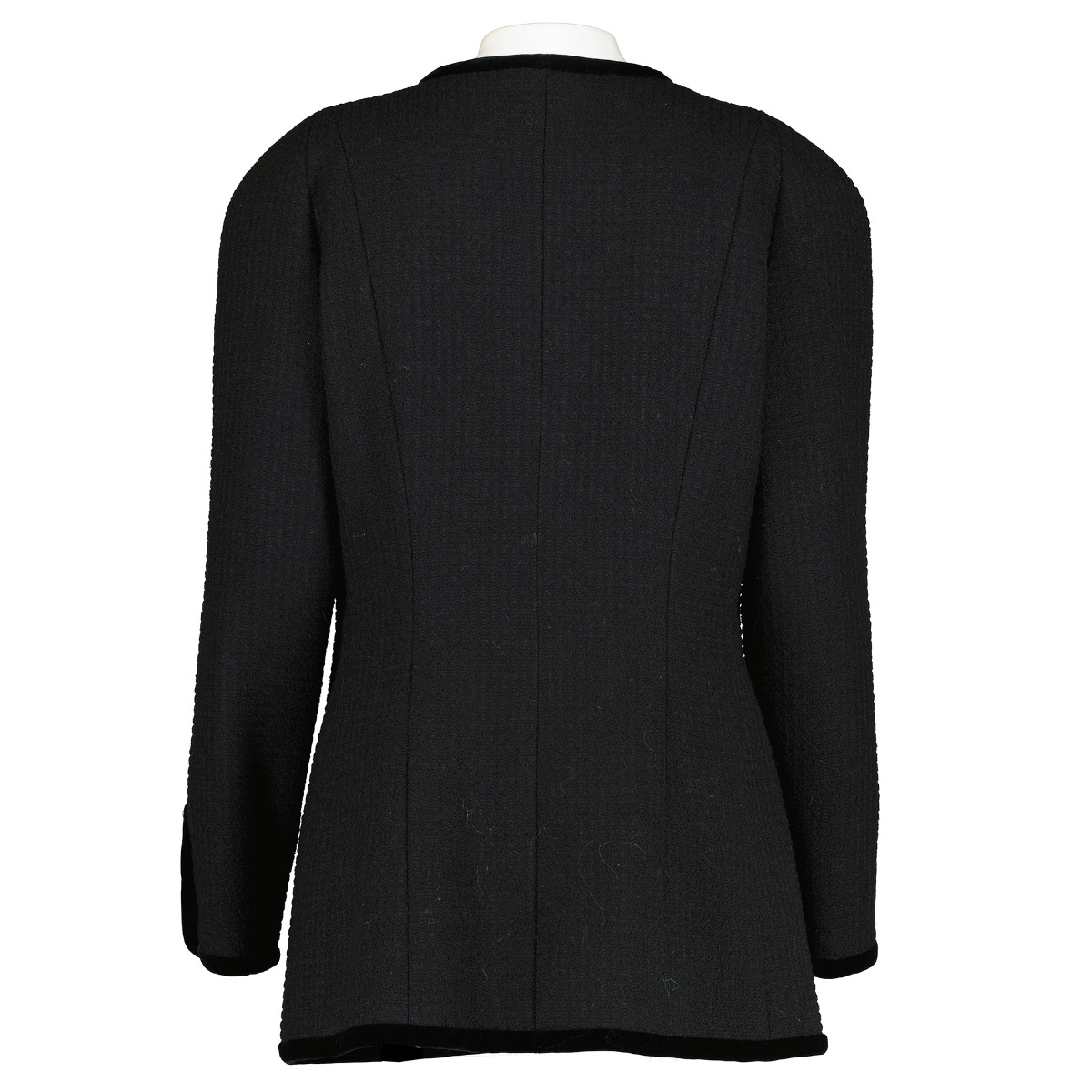 Tweed jacket Louis Vuitton Black size 40 FR in Tweed - 32416955