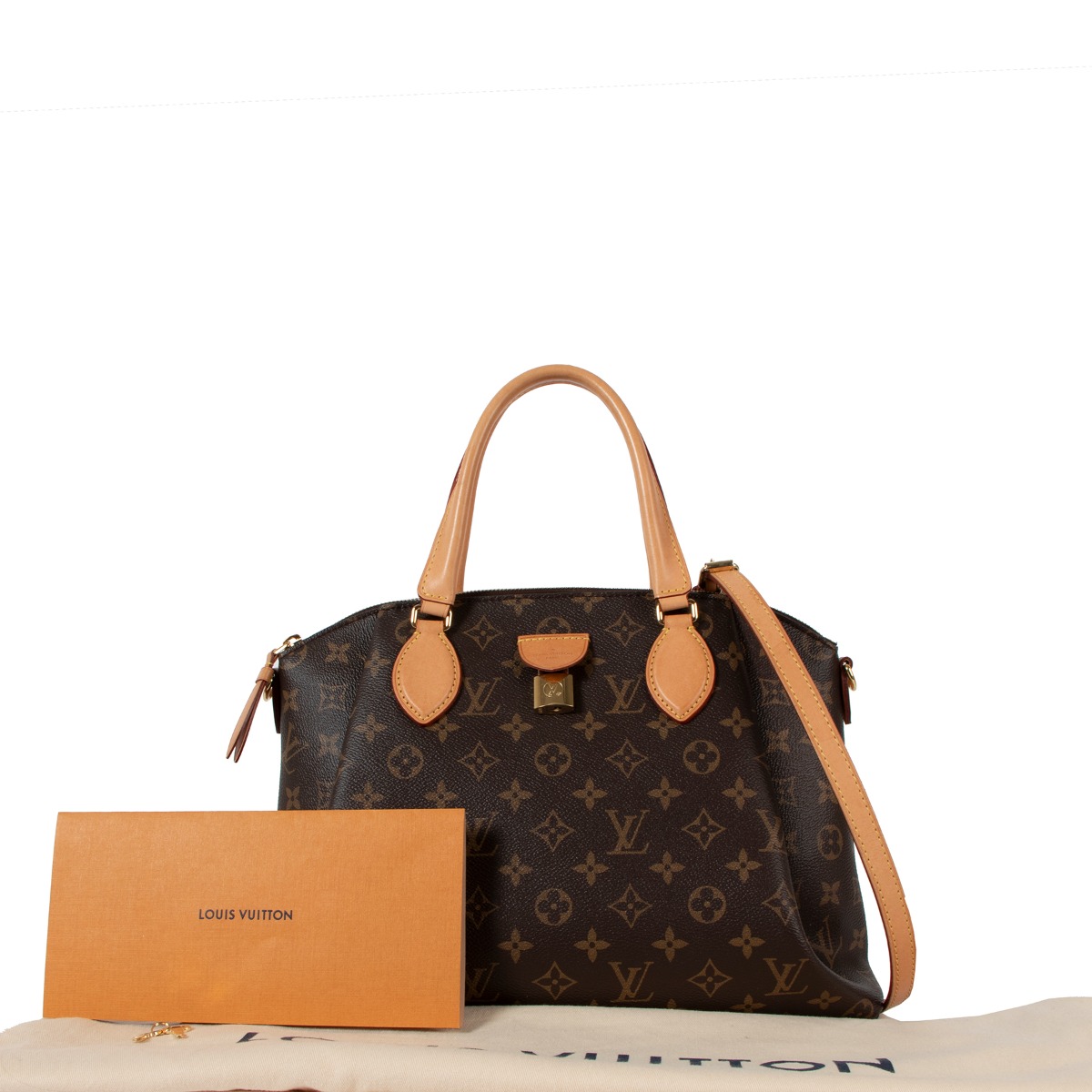 Louis Vuitton Monogram Rivoli Briefcase Business Bag ○ Labellov