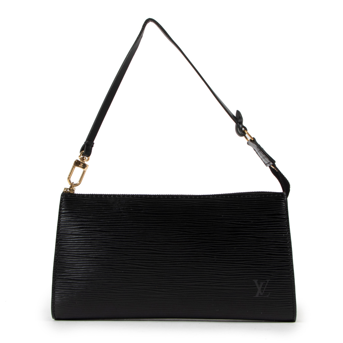 Louis Vuitton Black Epi Leather Pochette Accessoire ○ Labellov