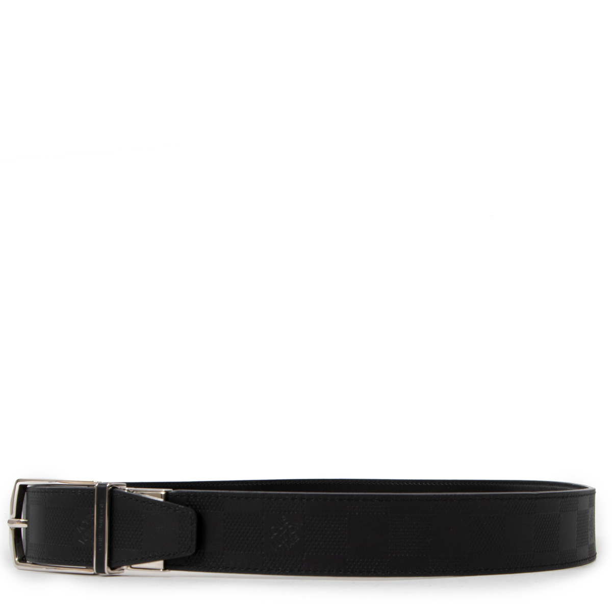 Leather belt Louis Vuitton Black size 90 cm in Leather - 35429560