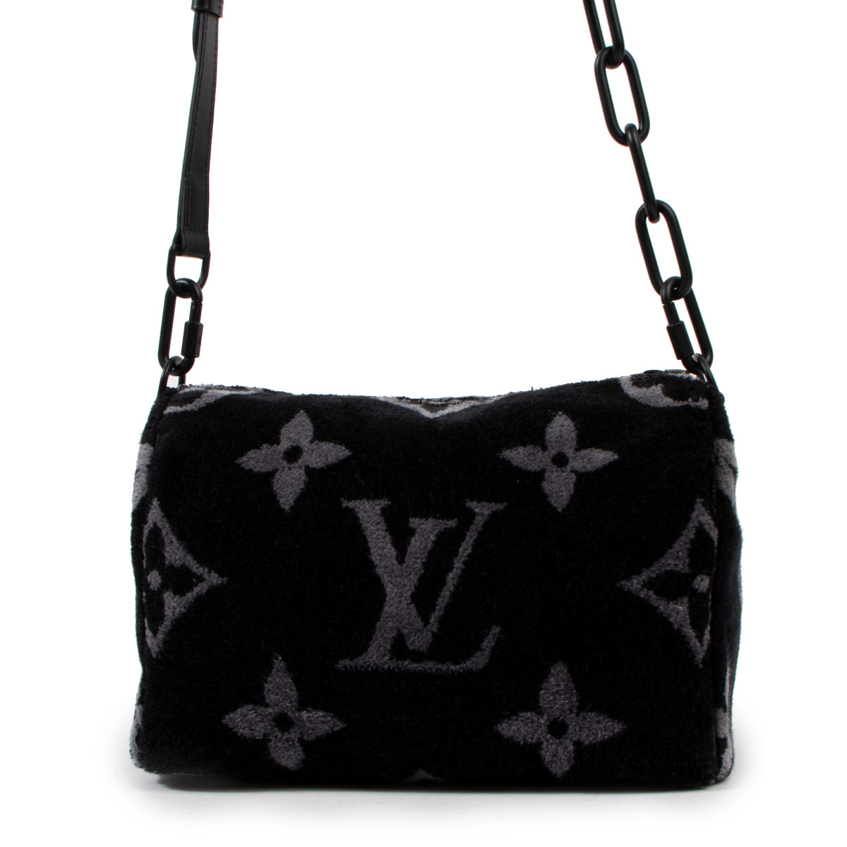 Louis Vuitton 2020 Monogram Eclipse Tuffetage Multi-Pocket Speedy Bag ○  Labellov ○ Buy and Sell Authentic Luxury
