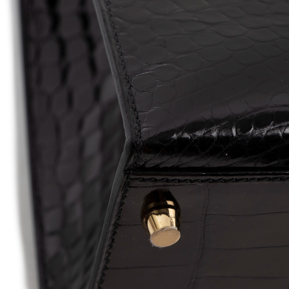 Rare vintage Hermès Kelly 35 in Porosus Crocodile, Luxury, Bags & Wallets  on Carousell