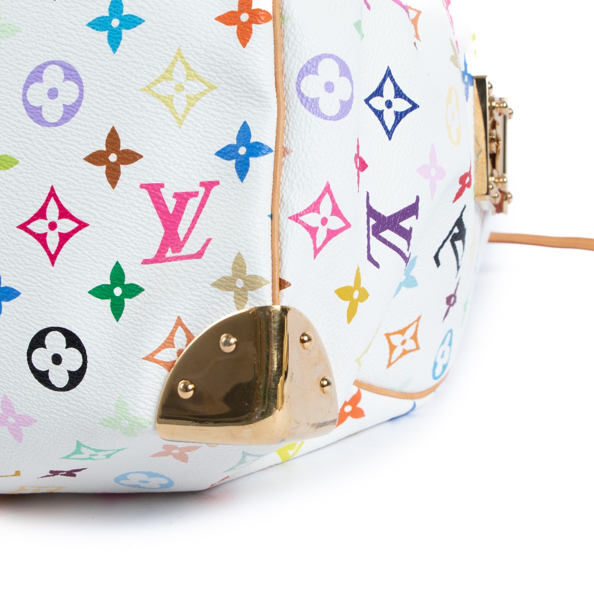 Takashi Murakami x Louis Vuitton Black Monogram Multicolore Keepall 45  QJB0GD1ZKB046