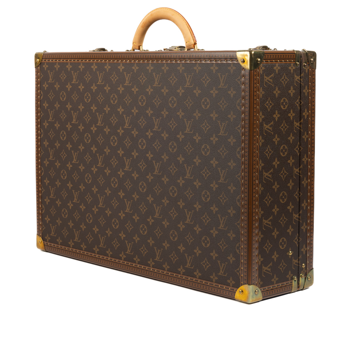 Louis Vuitton Monogram Suitcase Trunk 75 Brown