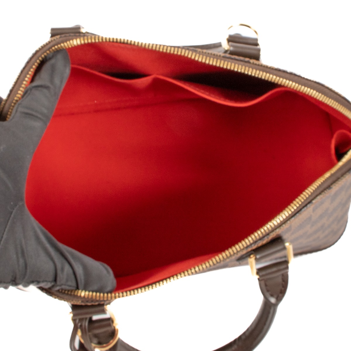 Louis Vuitton Alma PM Damier Ebene Top Handle Bag ○ Labellov