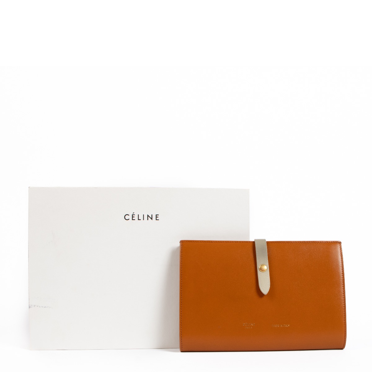 Celine Multifunction Strap Leather Wallet