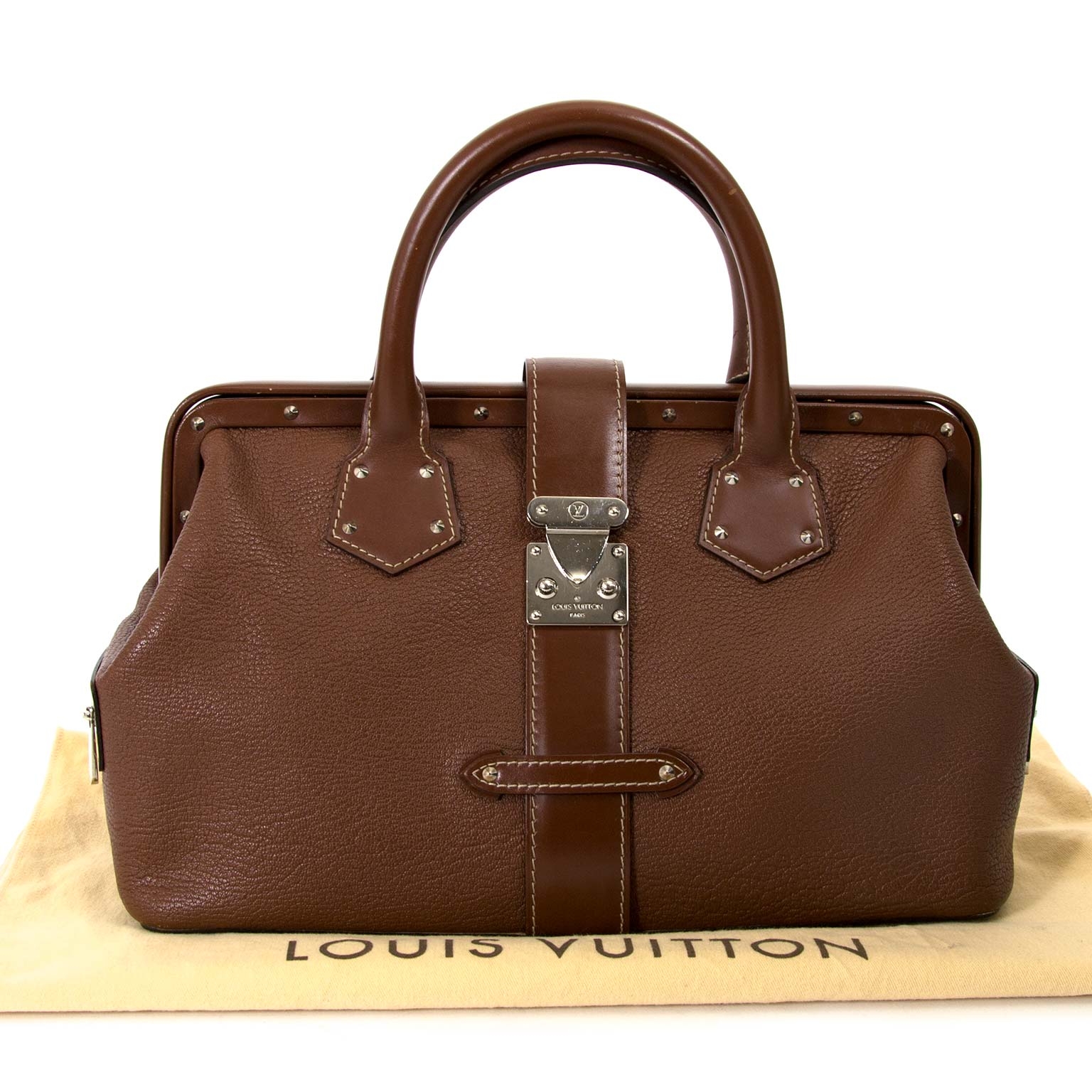 1900s Louis Vuitton leather doctors bag  Pinth Vintage Luggage