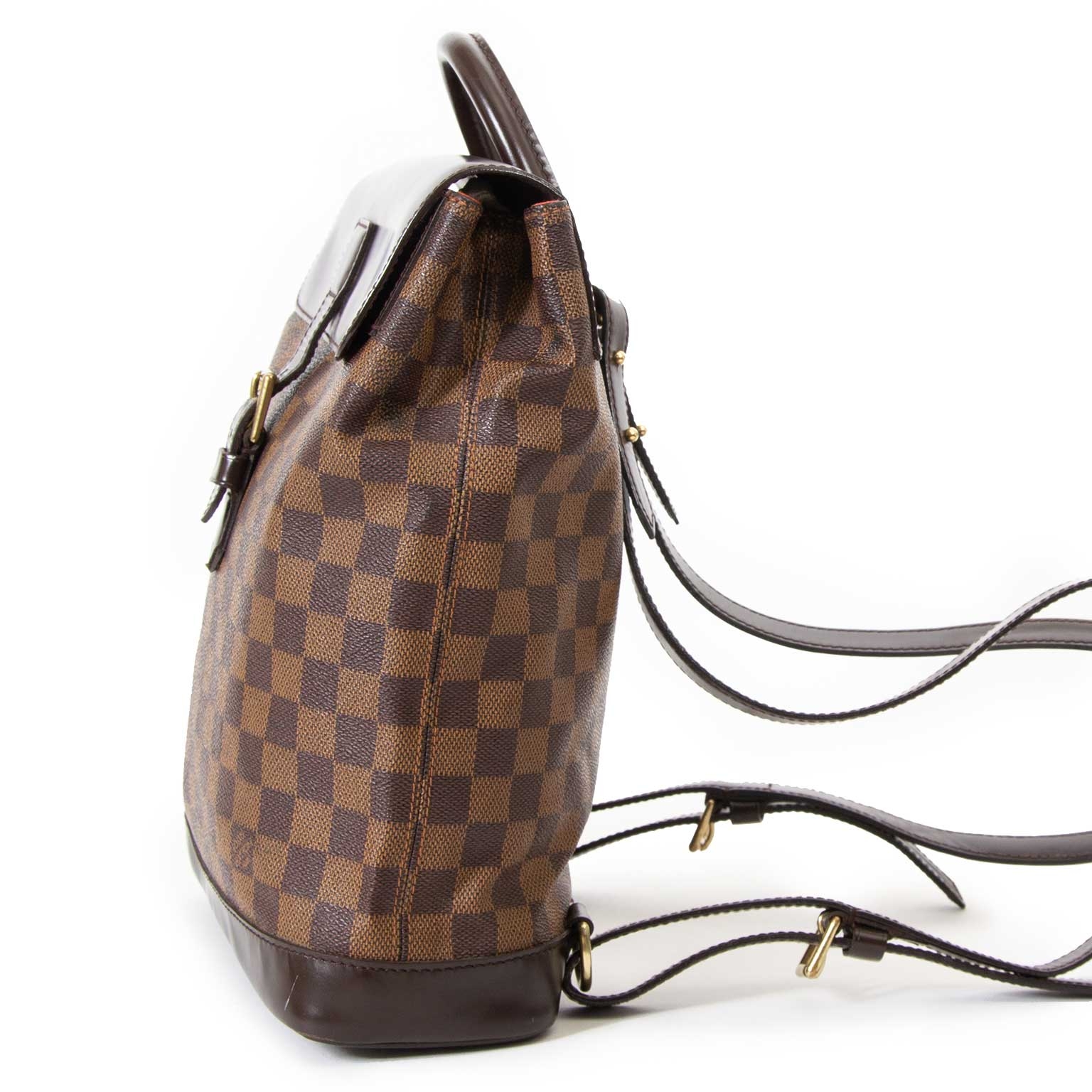 Preloved Louis Vuitton Damier Ebene Soho Backpack TH0042 081123 –  KimmieBBags LLC